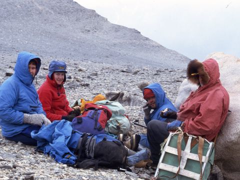 1992-127-G-Claridge-unknown-Antarctic-experience-students-lunch-site-on-the-Dias.jpg