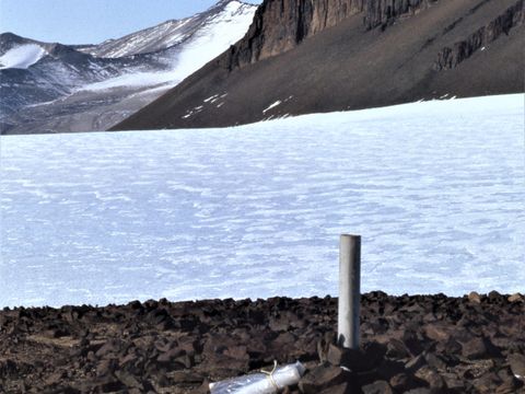 1992-097-Heimdell-Glacier-snow-precipitation-measuring-site-changing-the-tube-for-T-Chinn.jpg