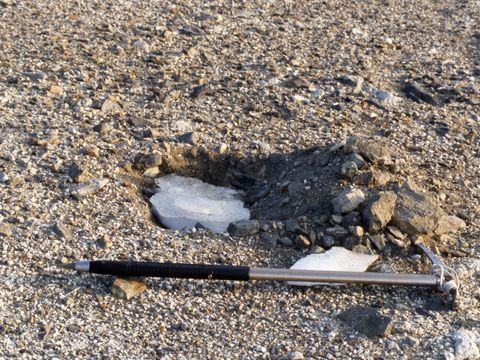 1991-058-An-old-soil-inspection-pit-at-Marble-Point.jpg